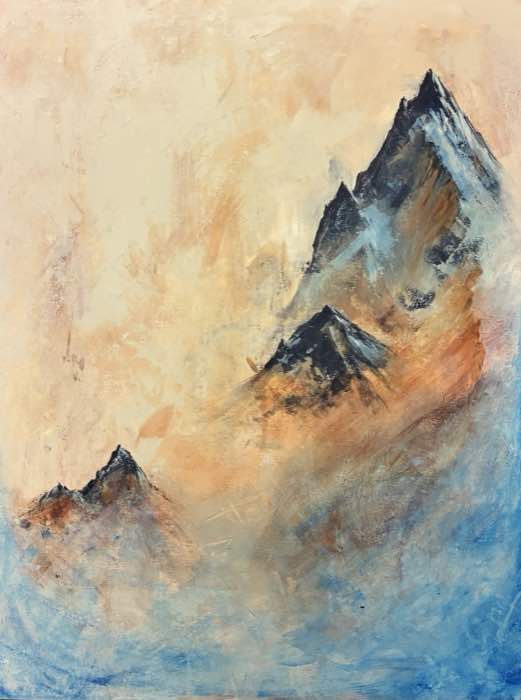 Landscape painting by Josh Iwata