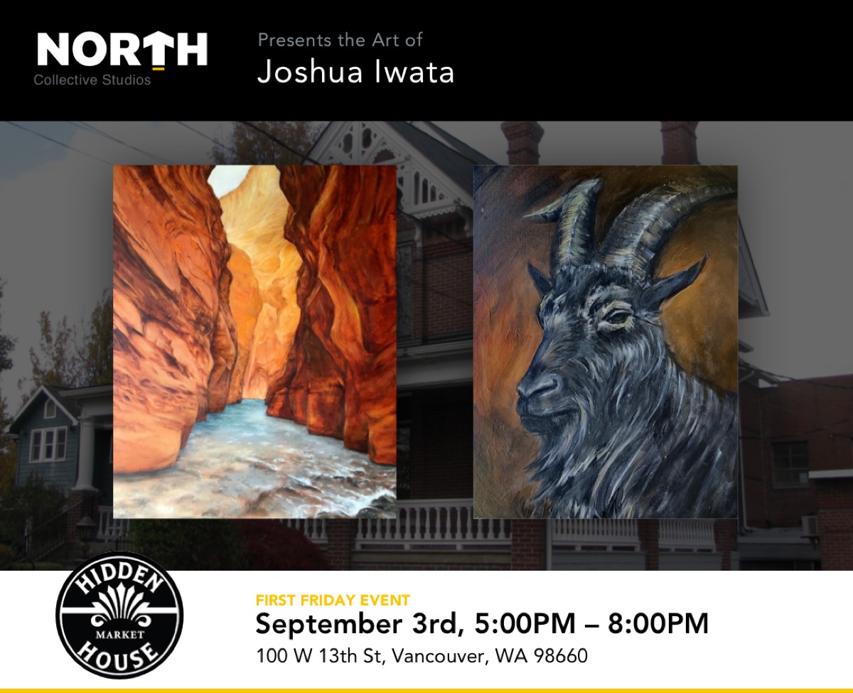 First Friday exhibition promotion — Hidden House