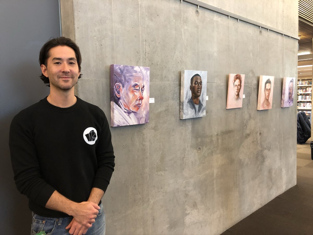 Solo exhibition of paintings at the Vancouver Community Library